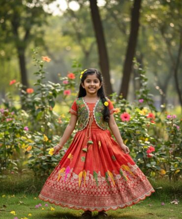 Beautifully Stitched Gown