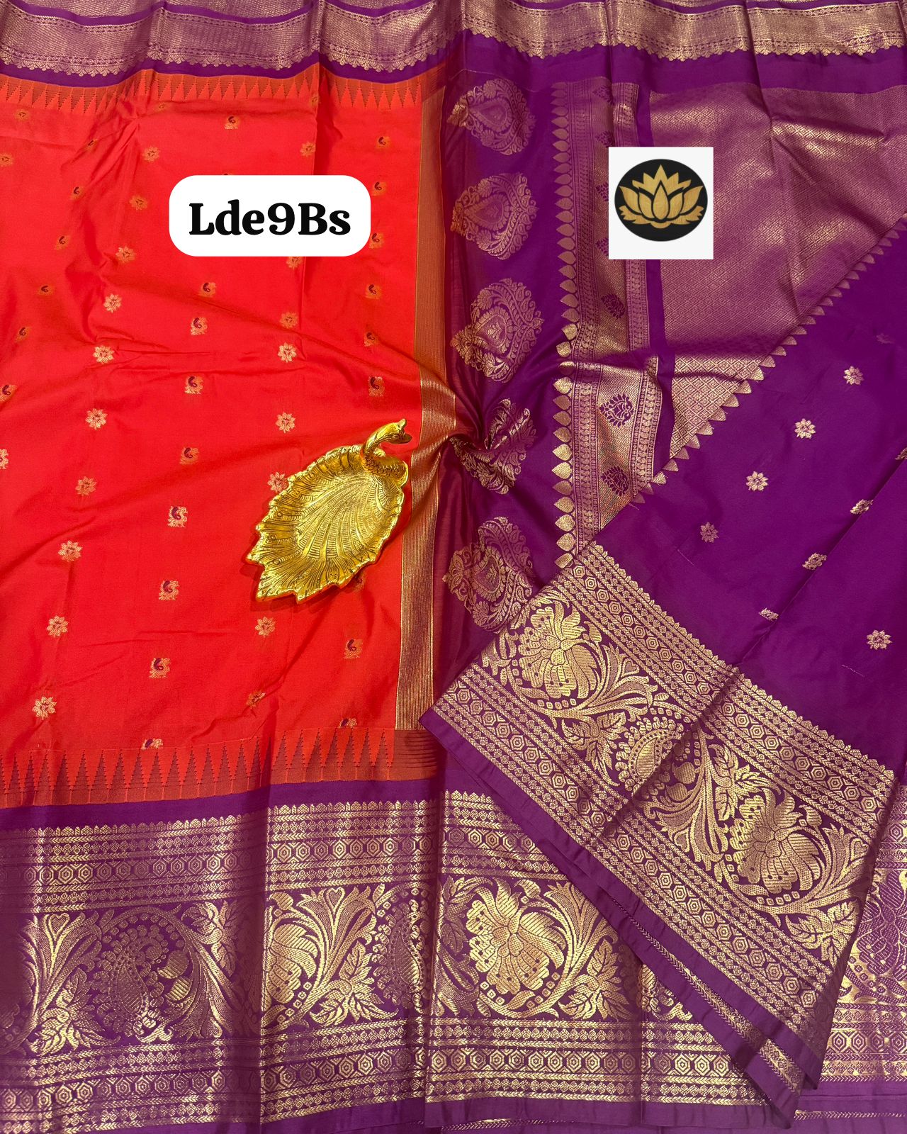 Traditional Gadwal vintage kanchi bigborder semi pattu - Image 15