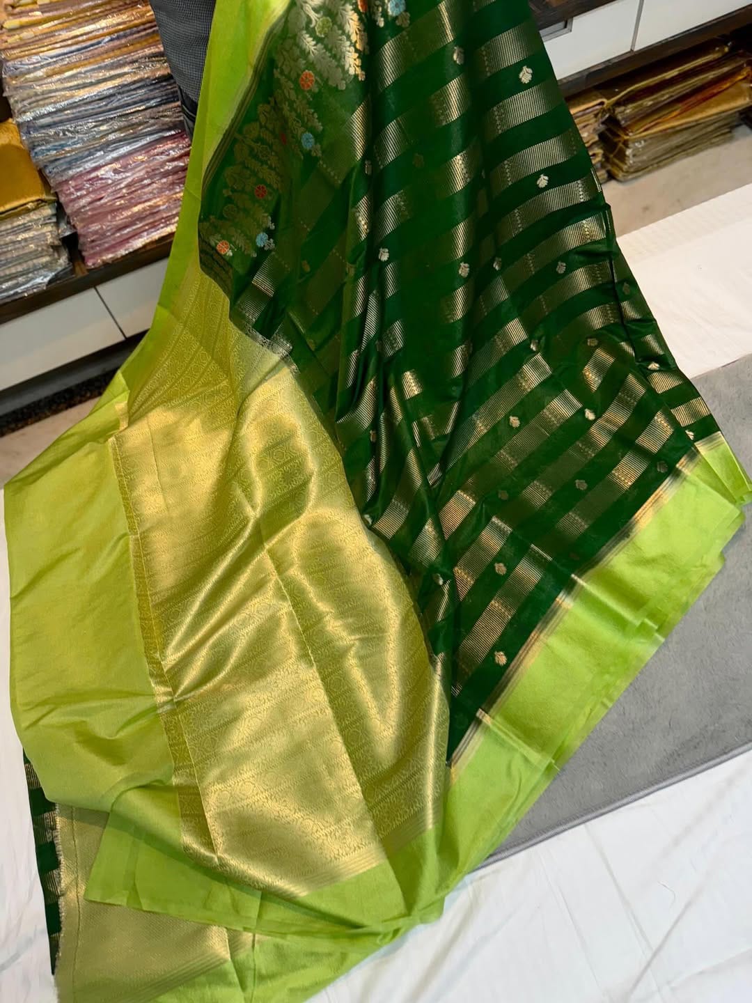 Banarasi katan silk febric - Image 4