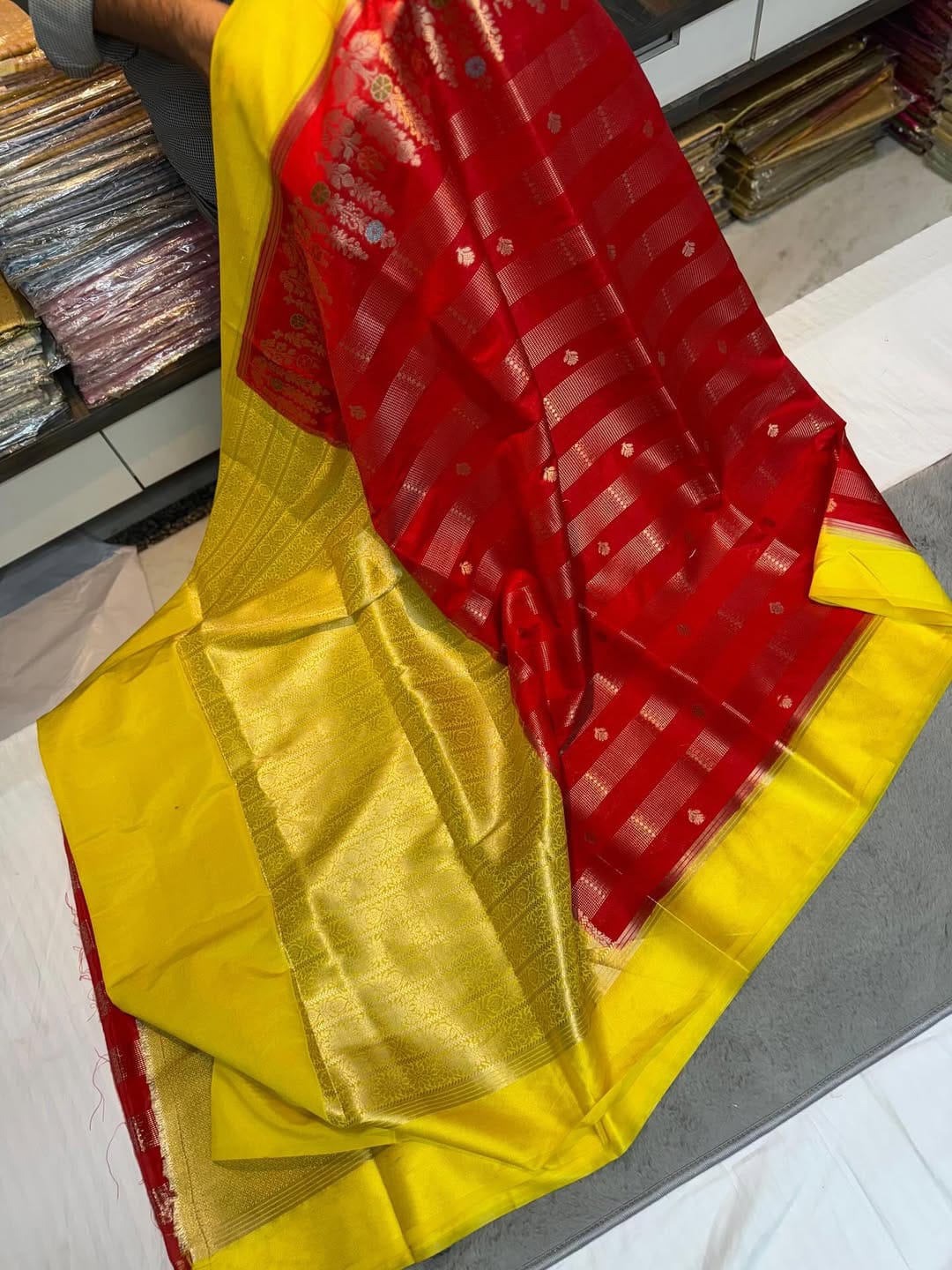 Banarasi katan silk febric - Image 2