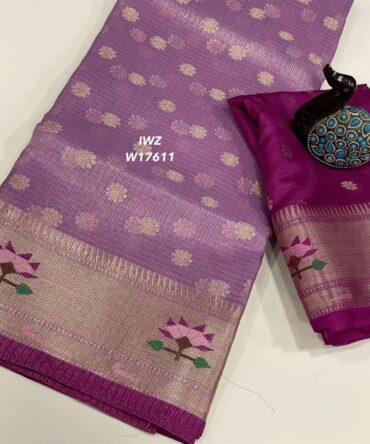 Silk kotta saree With paithani