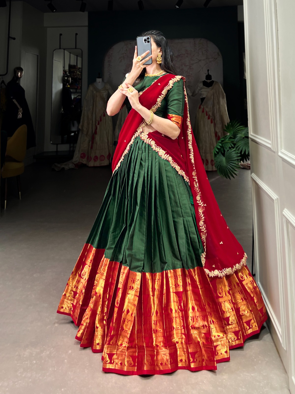 Lehenga (Stitched - Image 5