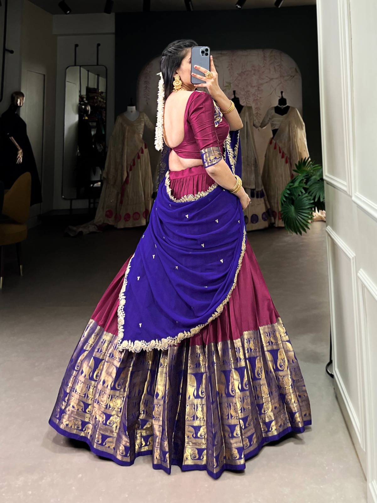 Lehenga (Stitched - Image 9