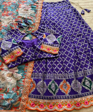 Stitched Lehengha with Blouse & Duppta