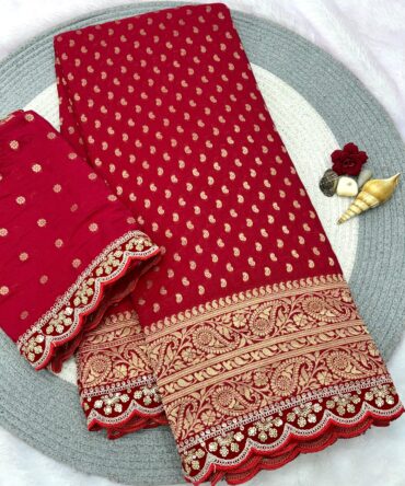 Khadi crepe silk weaving saree