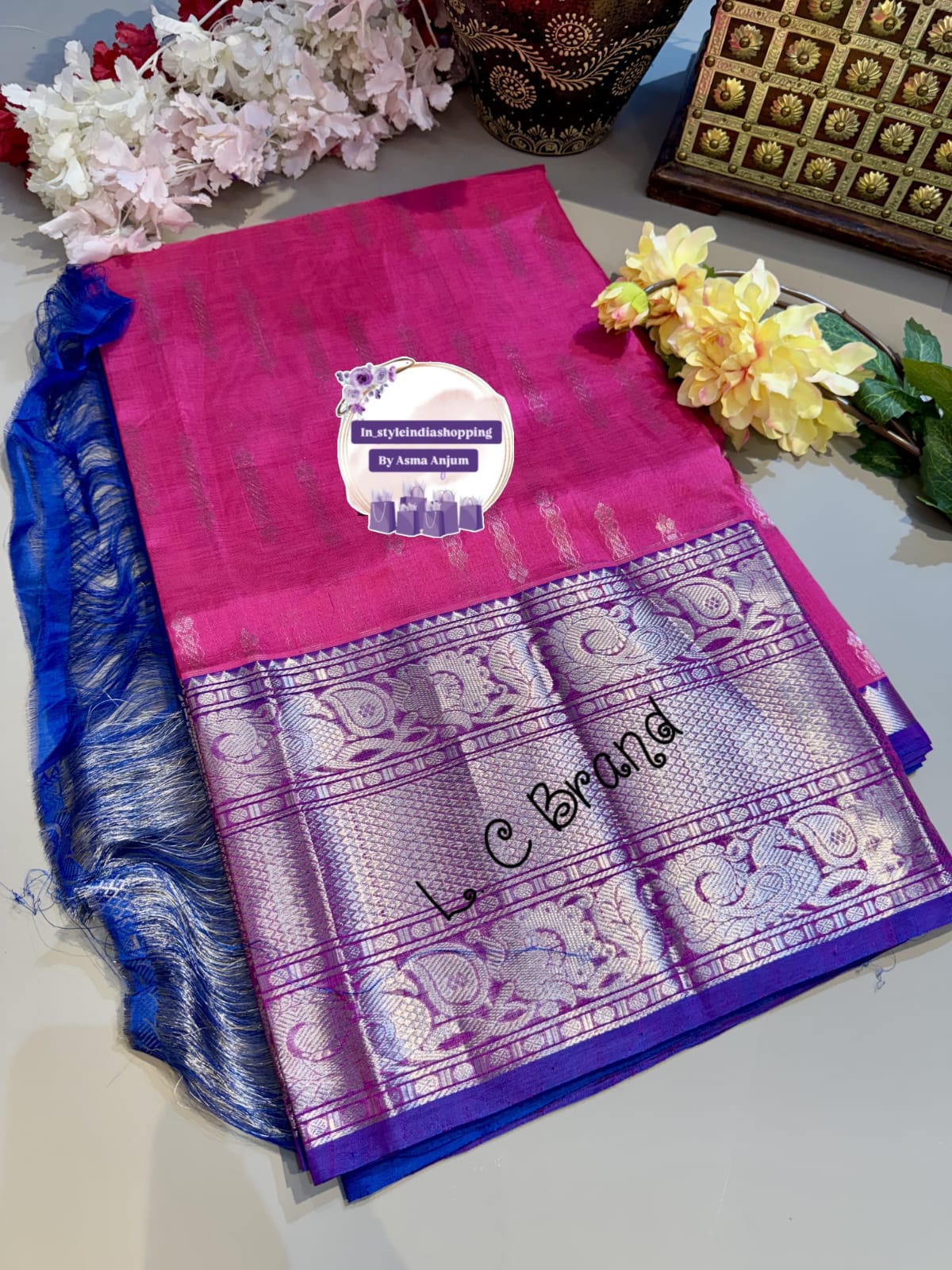 Pure Mangalgiri Pattu saree