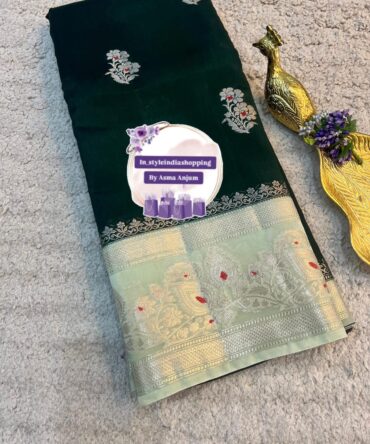 Handloom Banarasi Mango pattu sarees