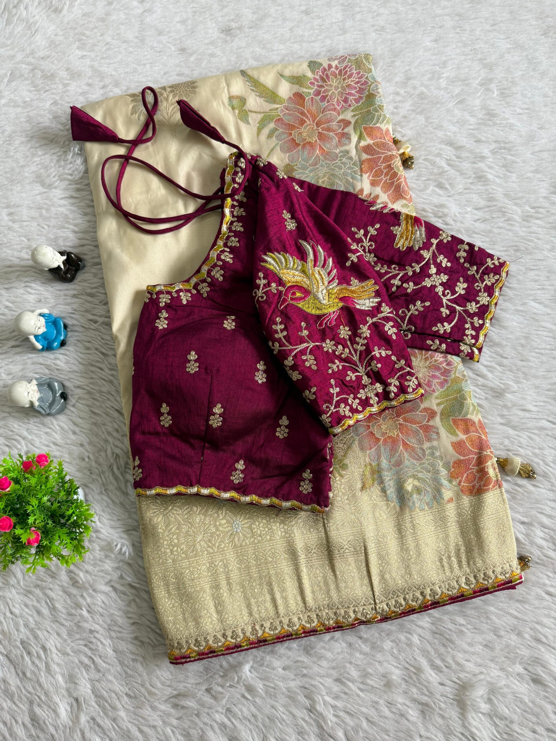 Pure Dola Viscose Silk Saree - Image 4