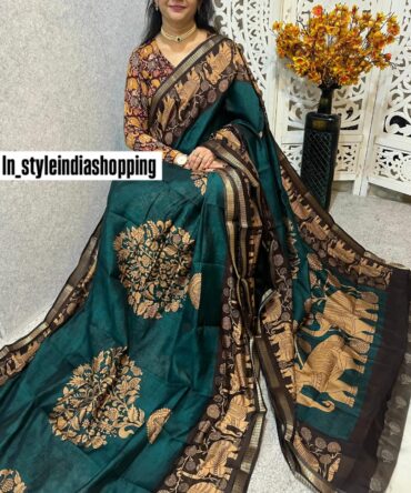 Soft pure Maheshwari silk sarees