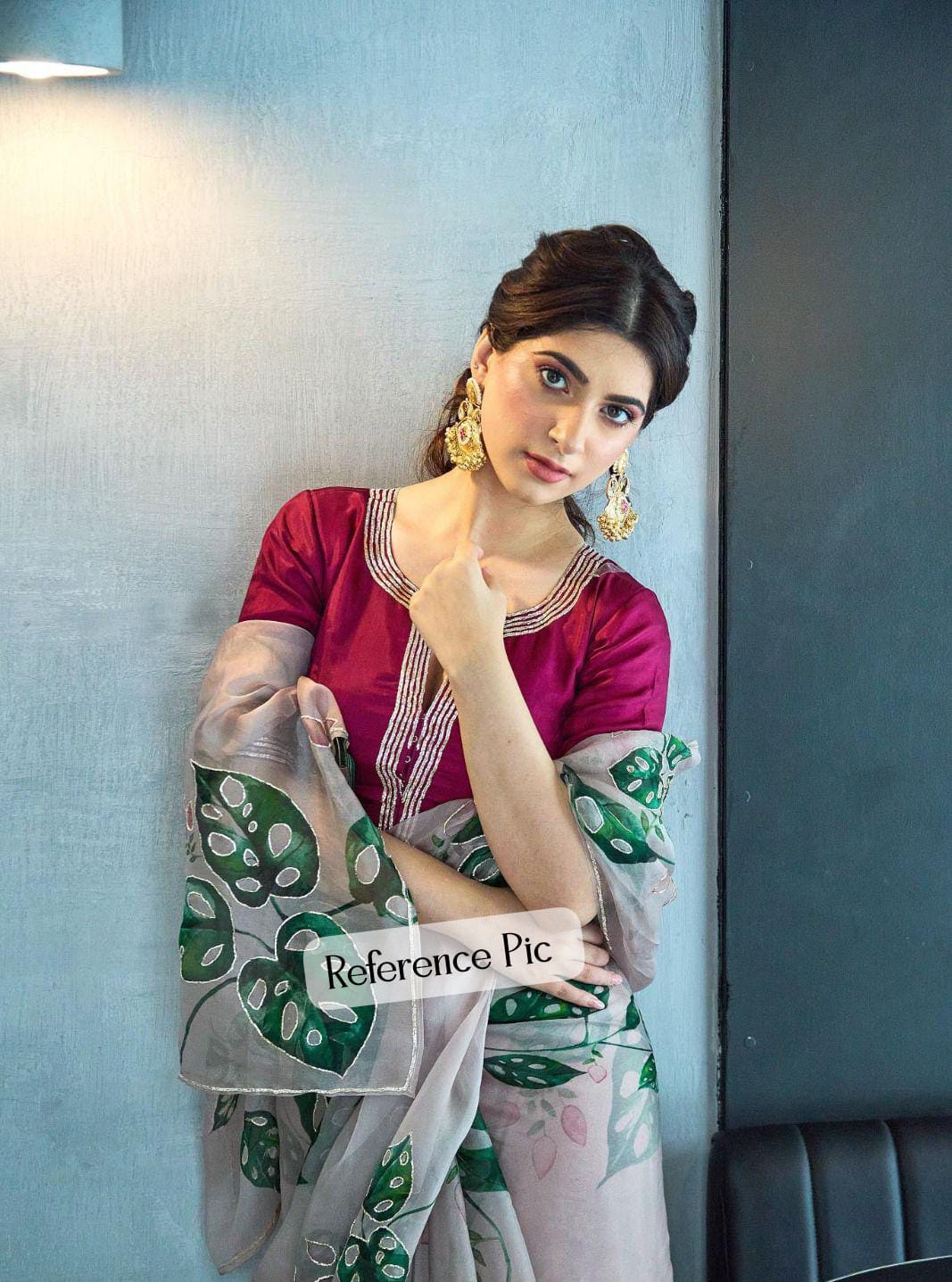 Soft organza saree - Image 3