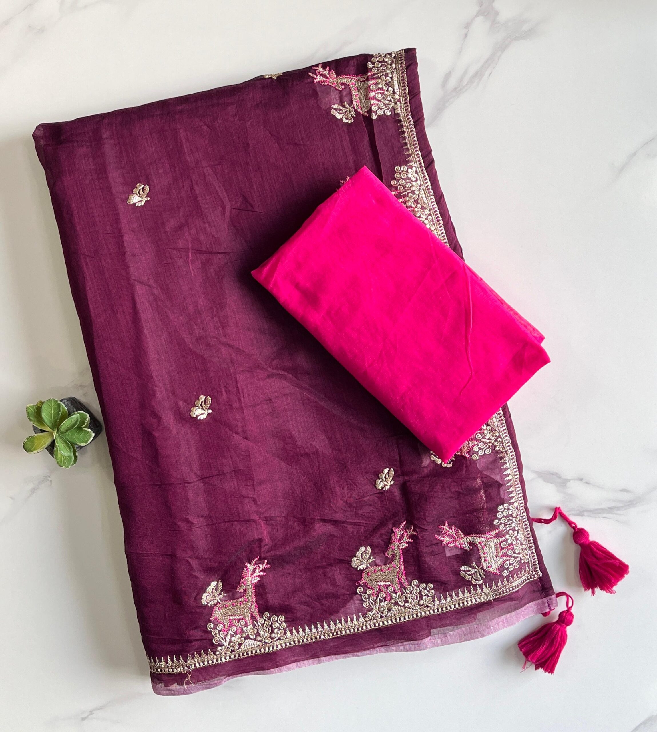 Premium chanderi saree