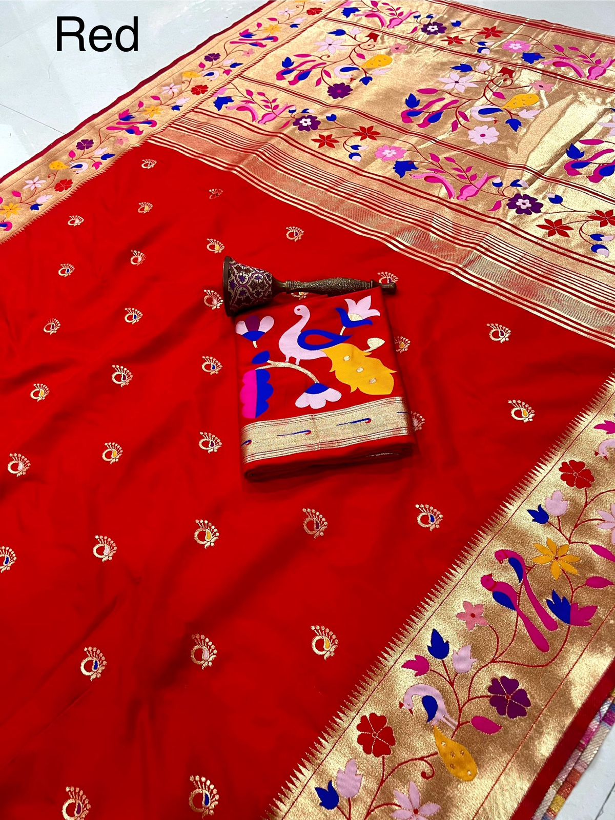 PURE SOFT KANCHIVRAM PETHANI SILK SAREE