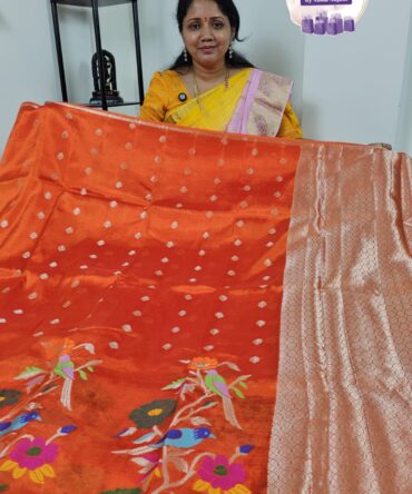 super-soft paper silk lightweight pattu sarees