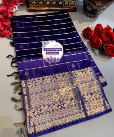 Pure Mangalgiri Pattu saree