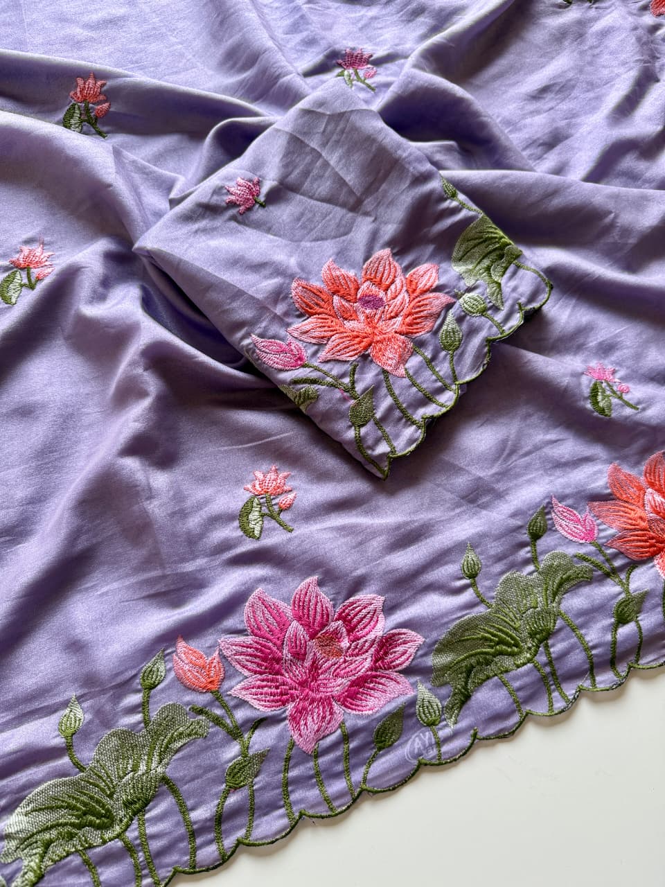 Pure Chocolate Tussar Saree - Image 9