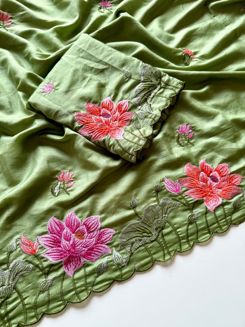 Pure Chocolate Tussar Saree - Image 8