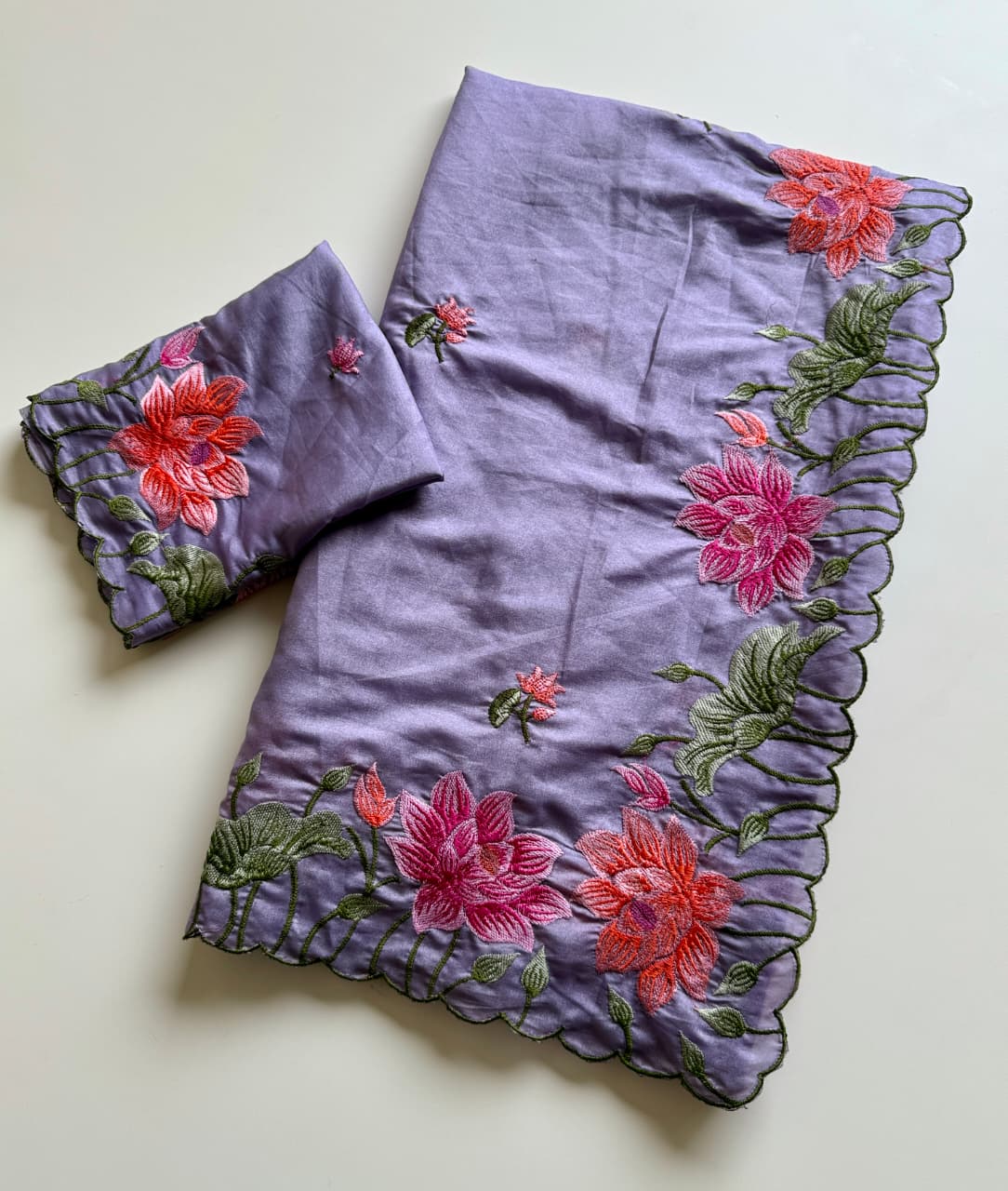 Pure Chocolate Tussar Saree