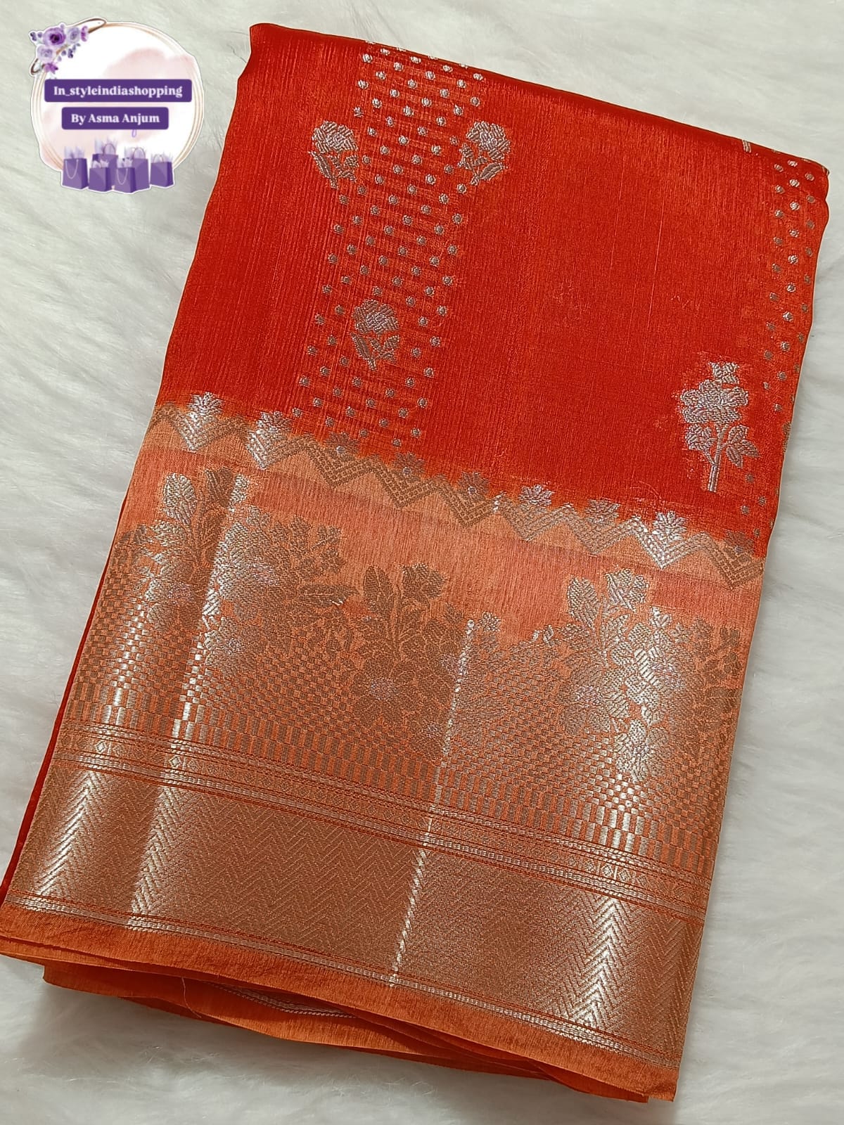 Beautiful pure raw mango sarees