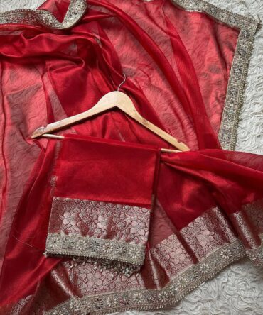 Premium Kanjivaram Bridal Tissue Silk Saree