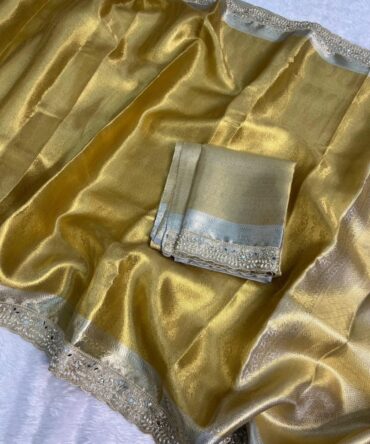 Kanjivaram tissue saree