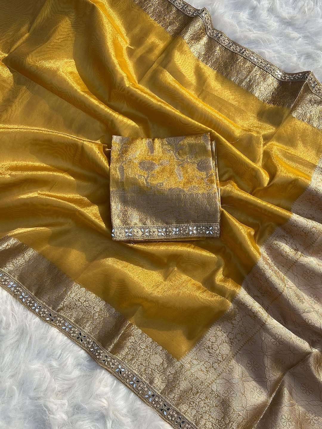 Kanjivaram Bridal Tissue Silk Saree