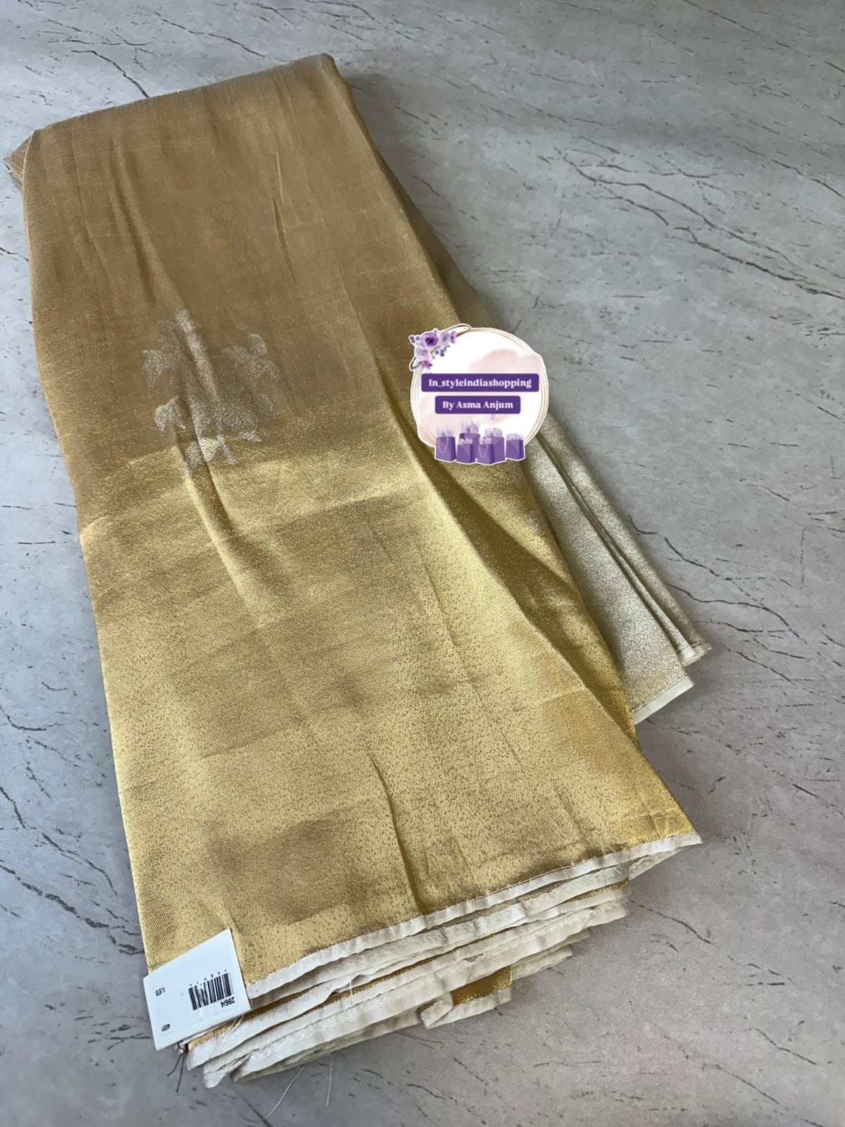 pure & light weight soft tissue saree - Image 6
