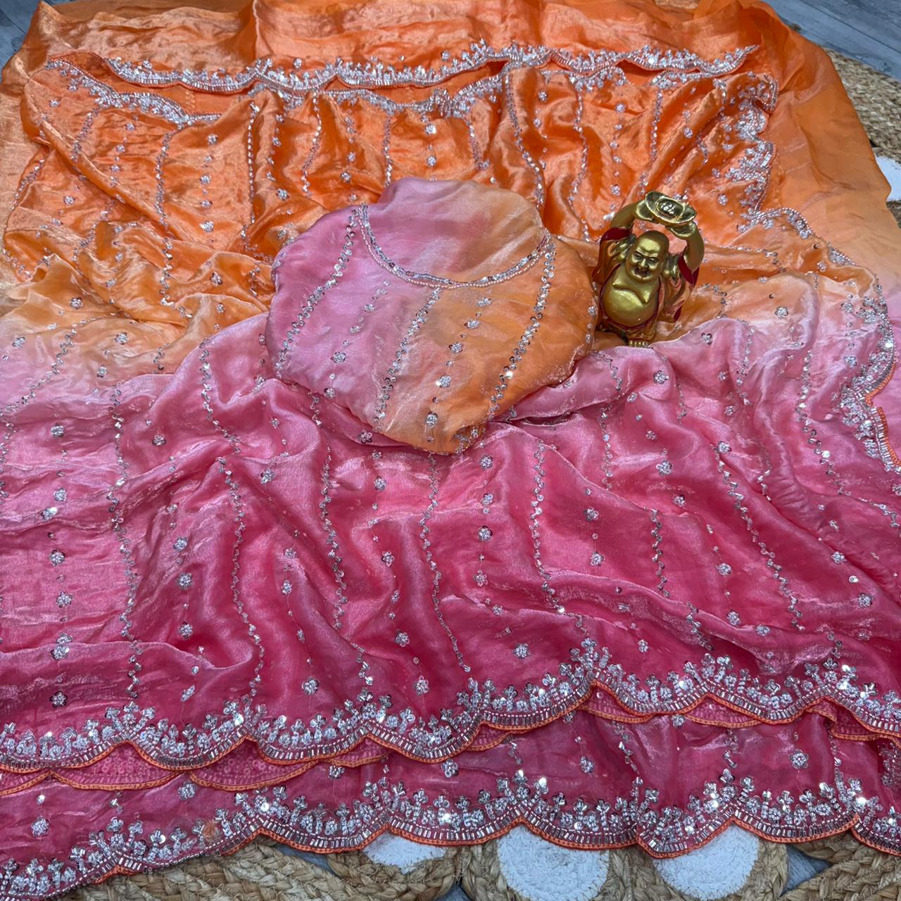 Pure silk saree - Image 5