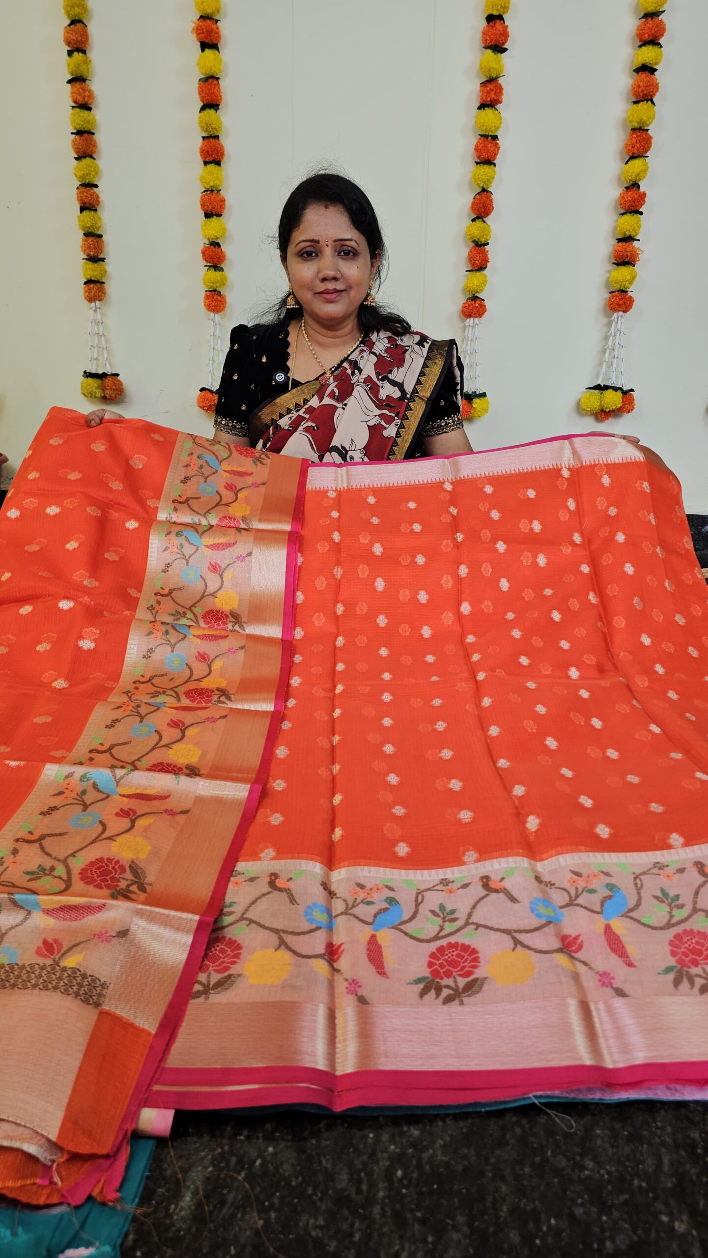 Exclusive silk kota Half sarees - Image 5