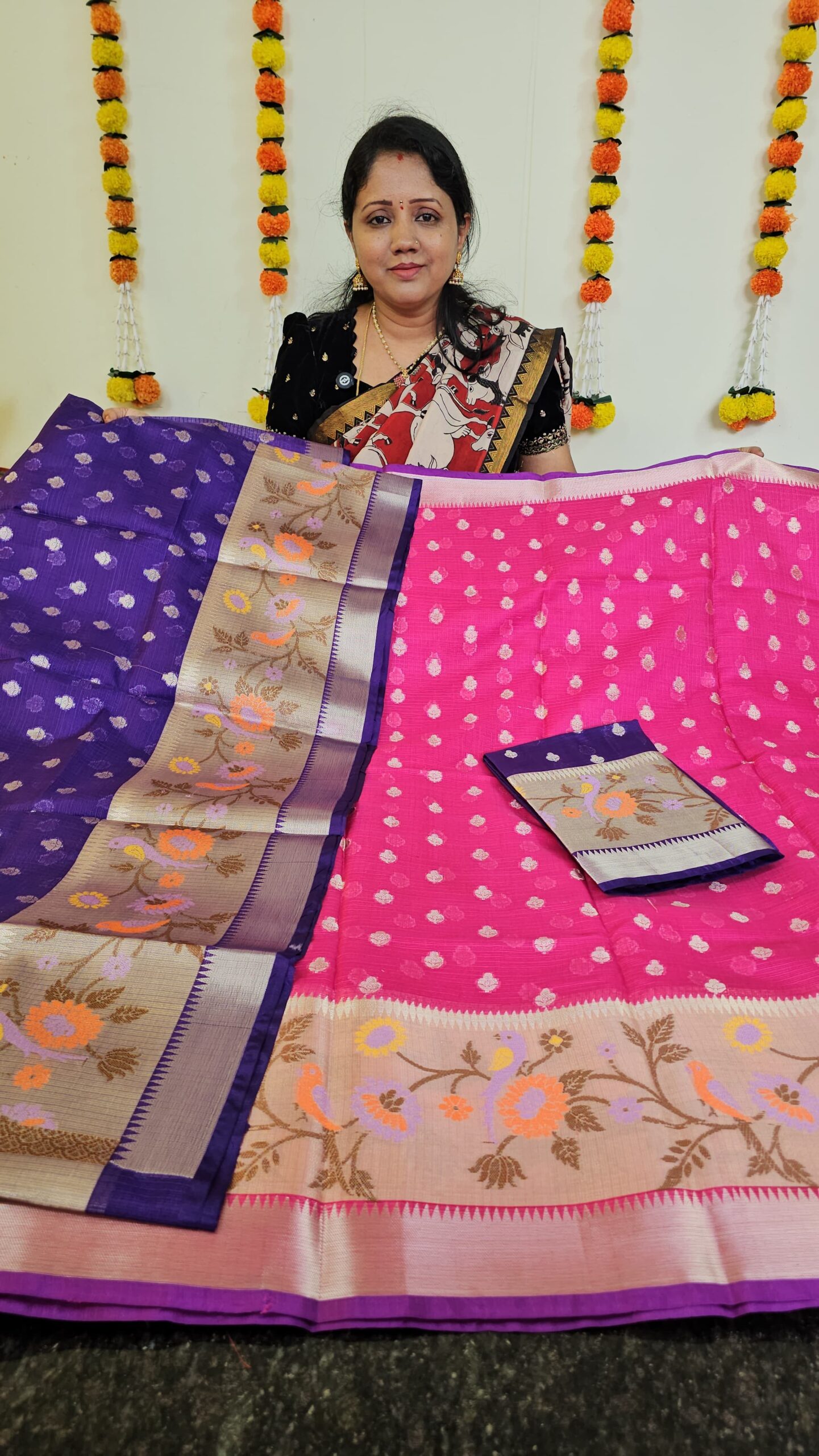 Exclusive silk kota Half sarees - Image 8