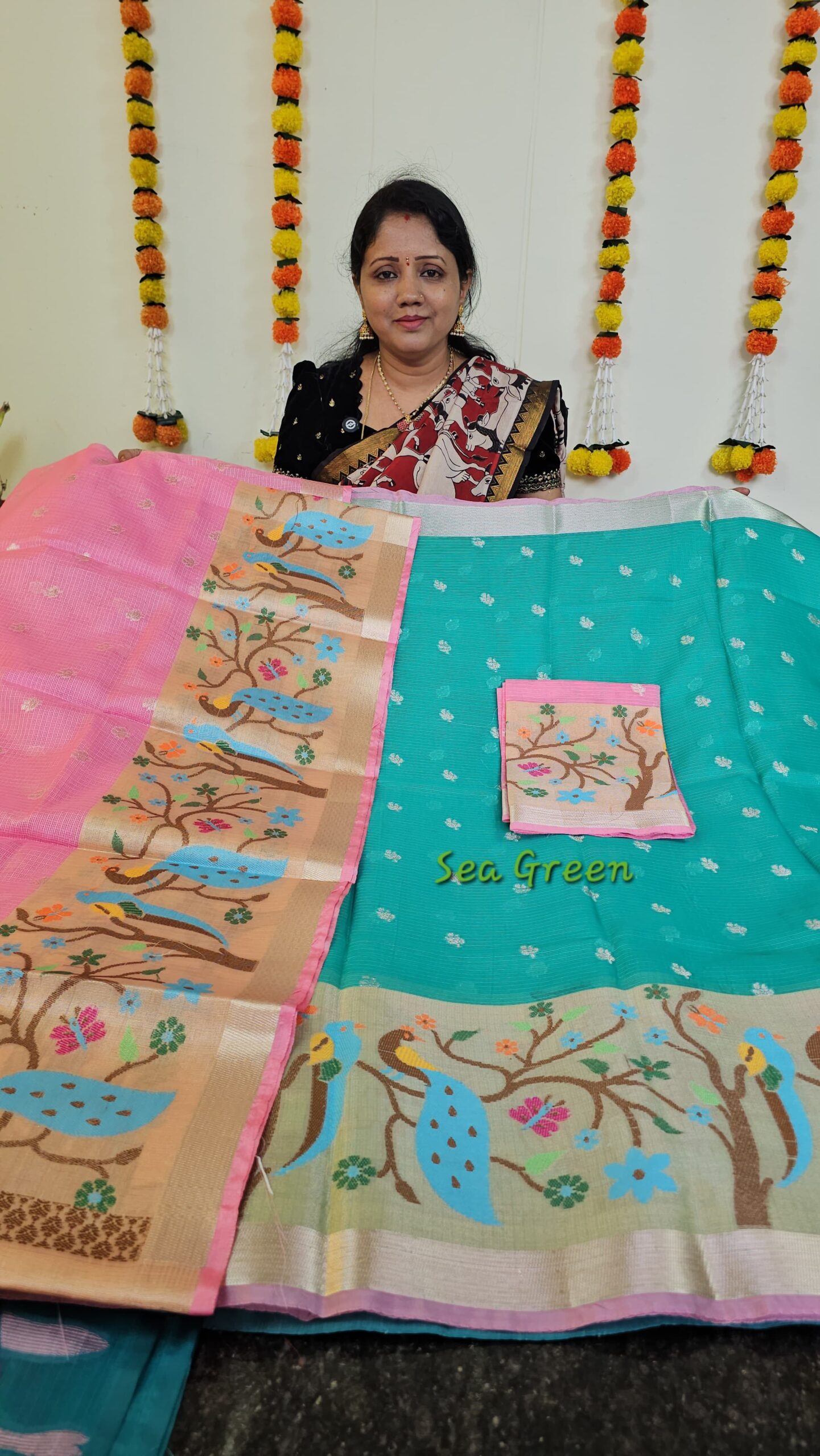 Exclusive silk kota Half sarees - Image 6