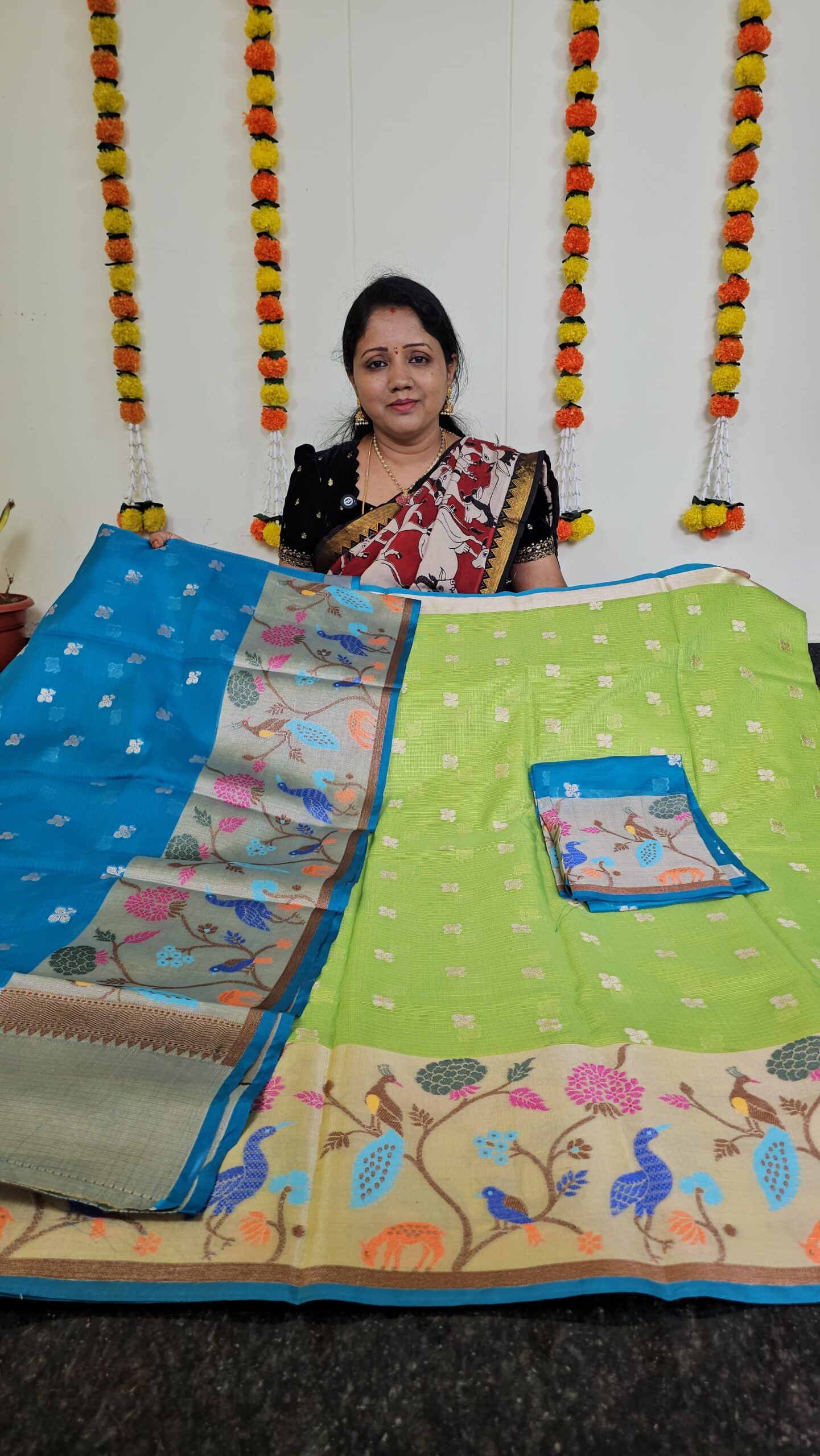Exclusive silk kota Half sarees - Image 15