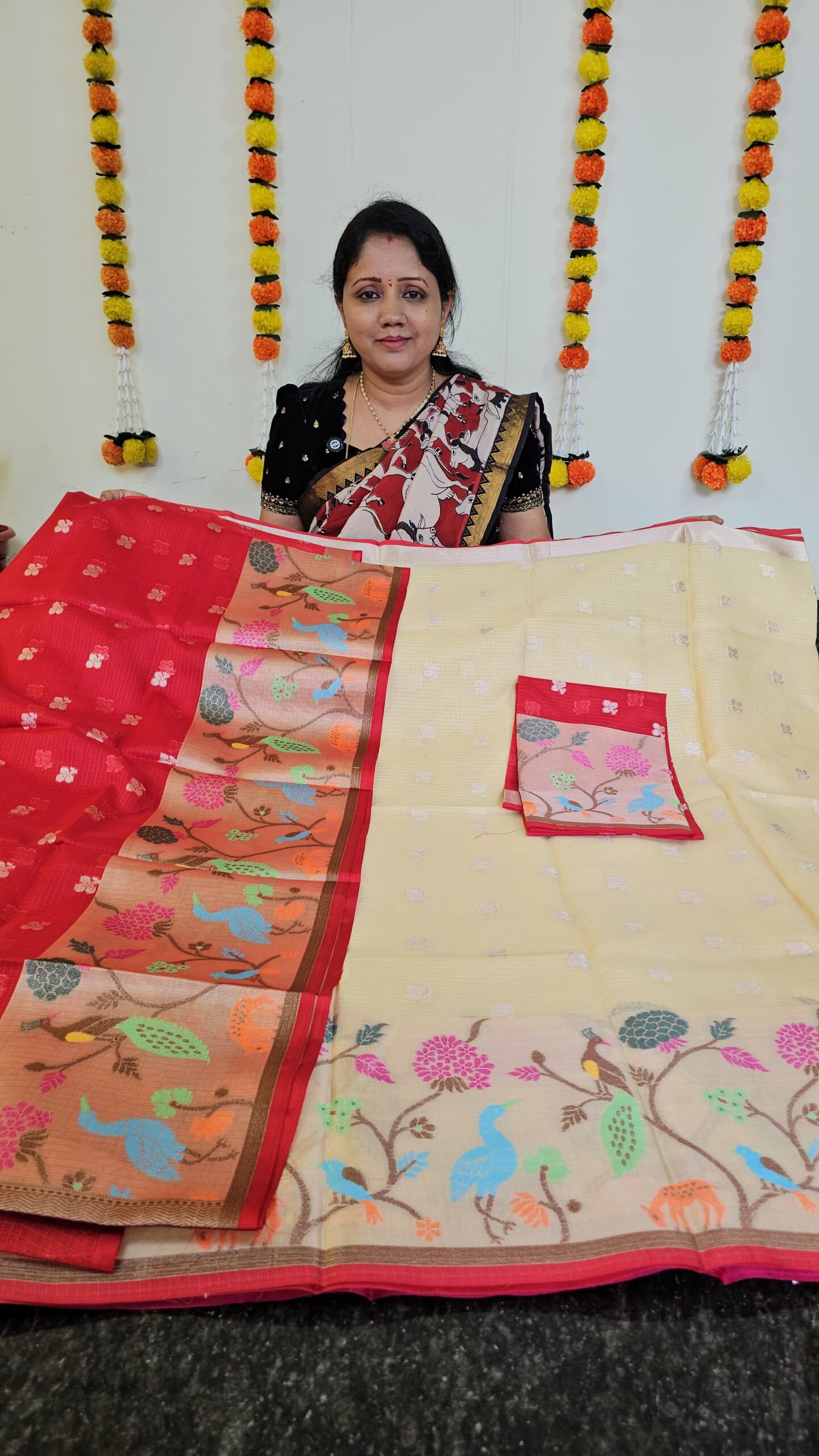 Exclusive silk kota Half sarees - Image 10