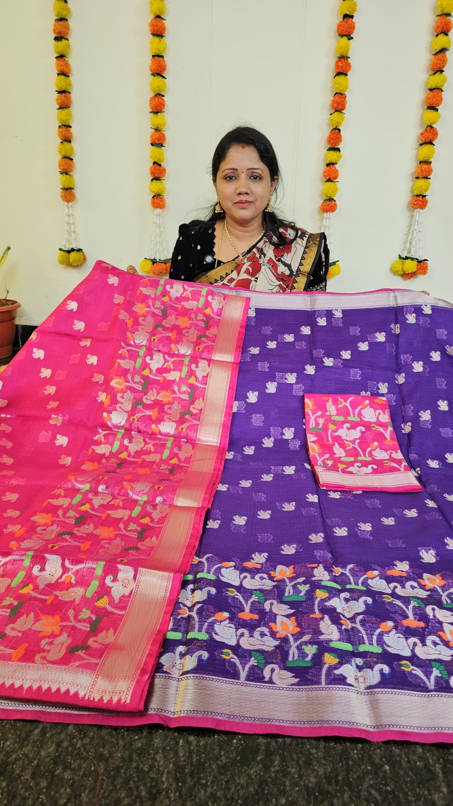 Exclusive silk kota Half sarees - Image 16