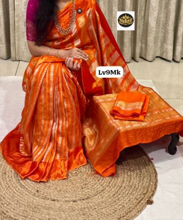 Pure kanjivaram moonga silk saree