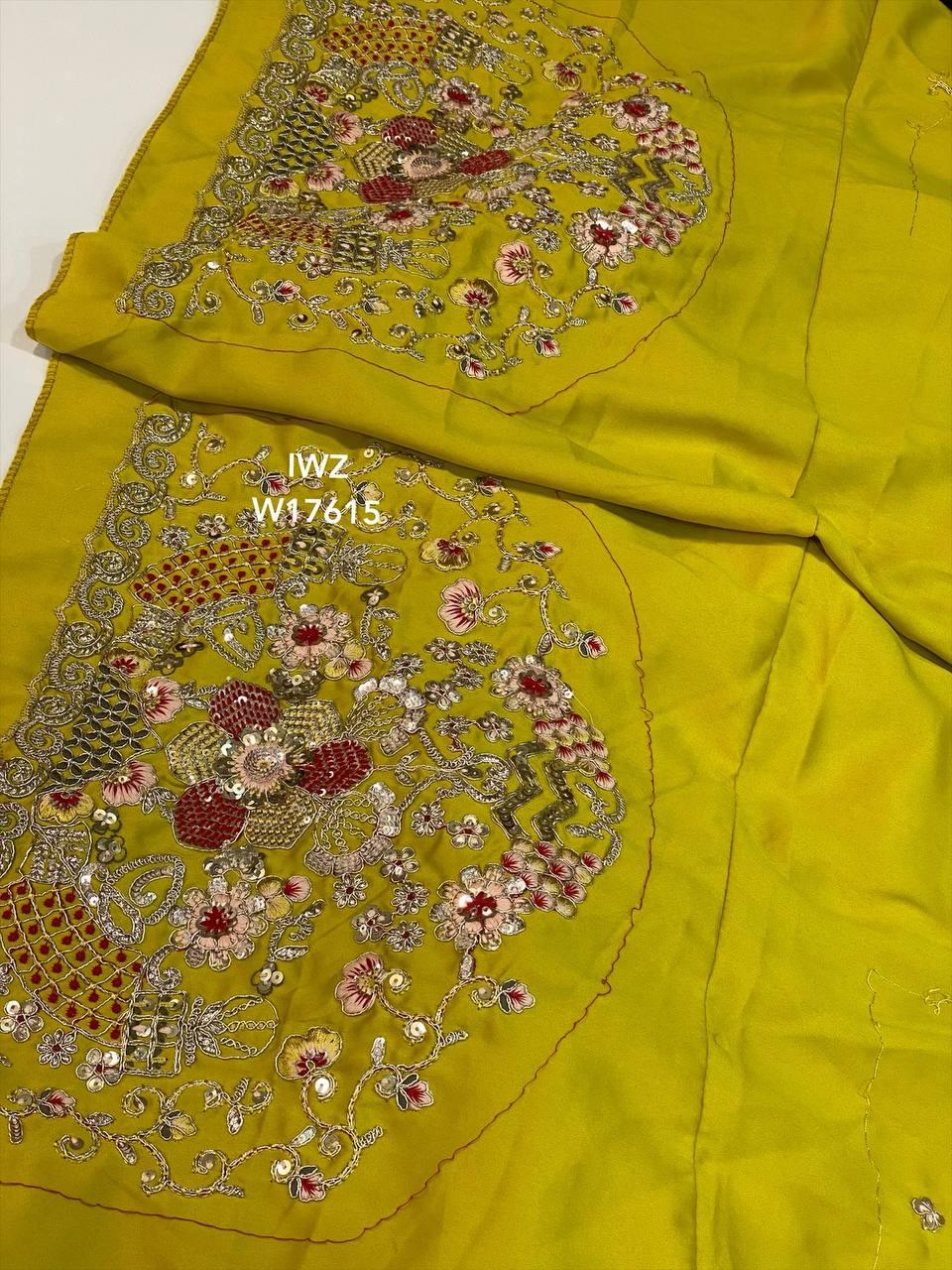 Fancy party wear saree - Image 4