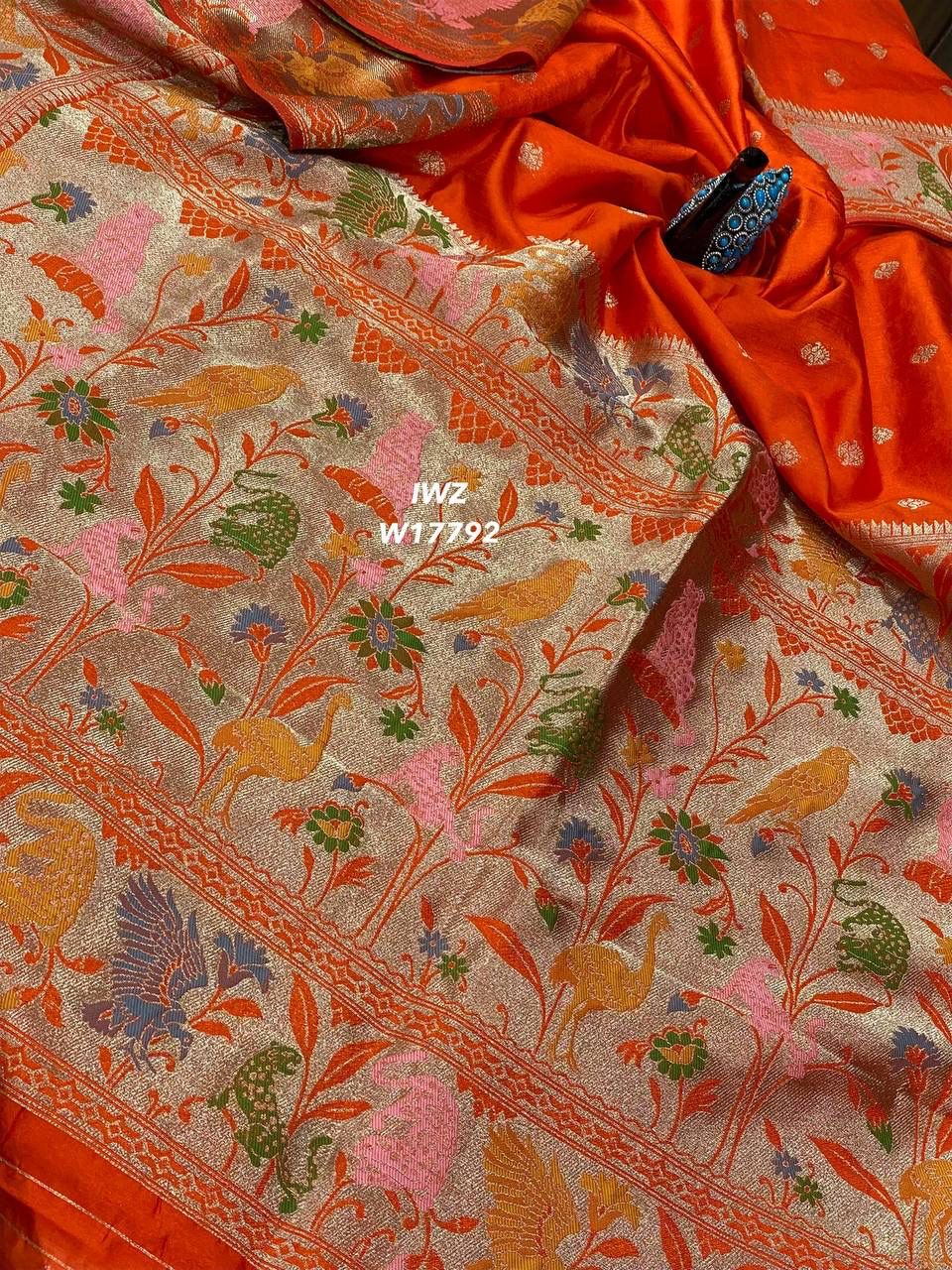 Mango tussar silk saree - Image 16