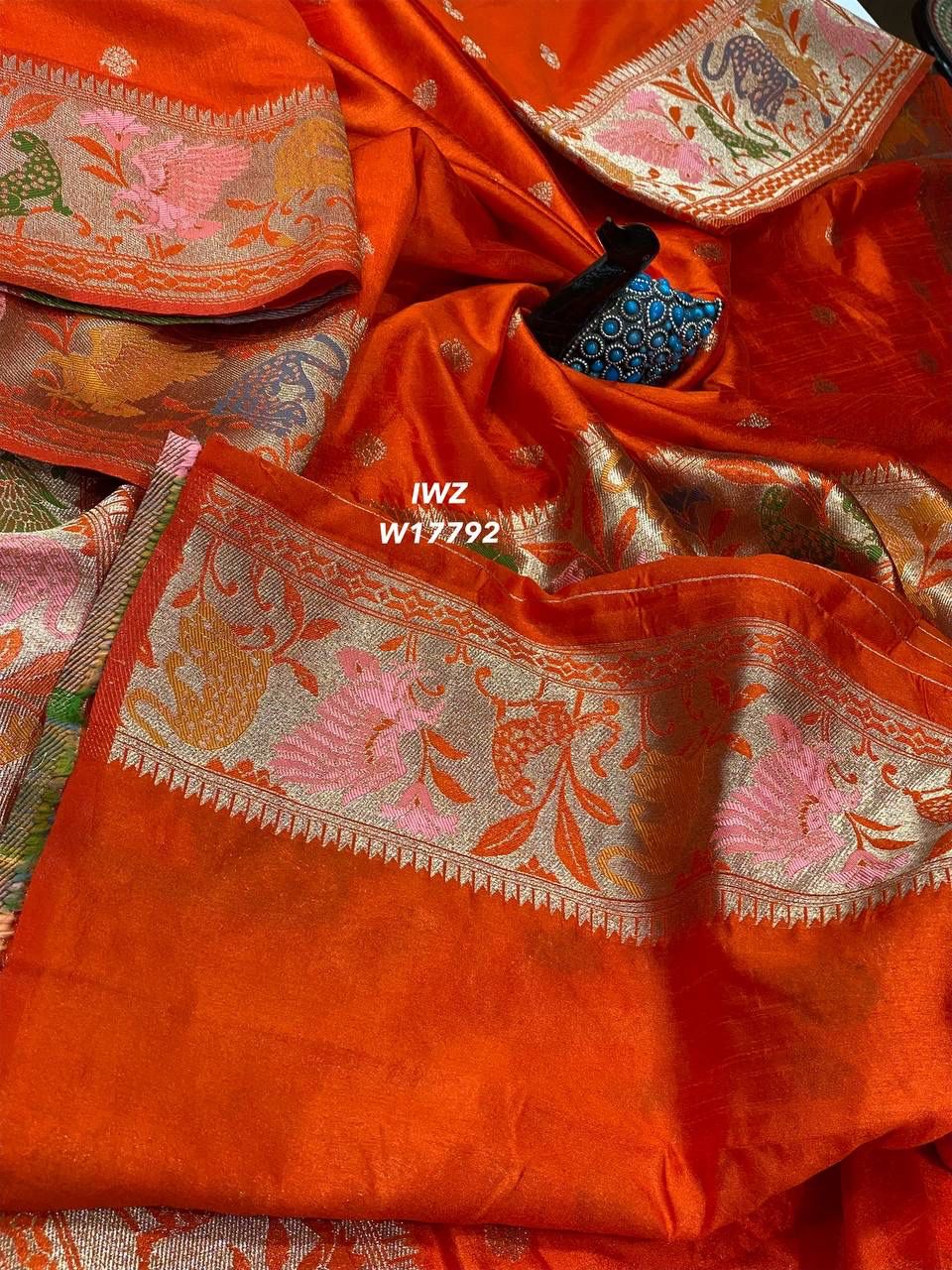 Mango tussar silk saree - Image 15