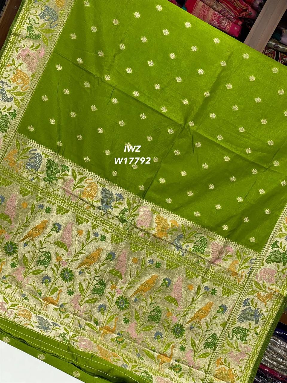 Mango tussar silk saree - Image 13