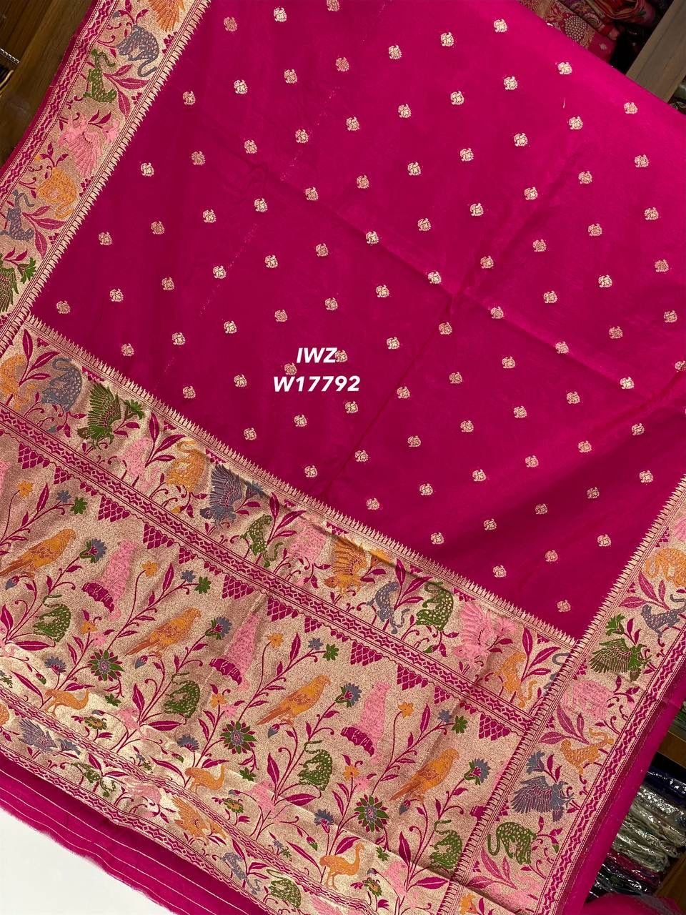 Mango tussar silk saree - Image 9