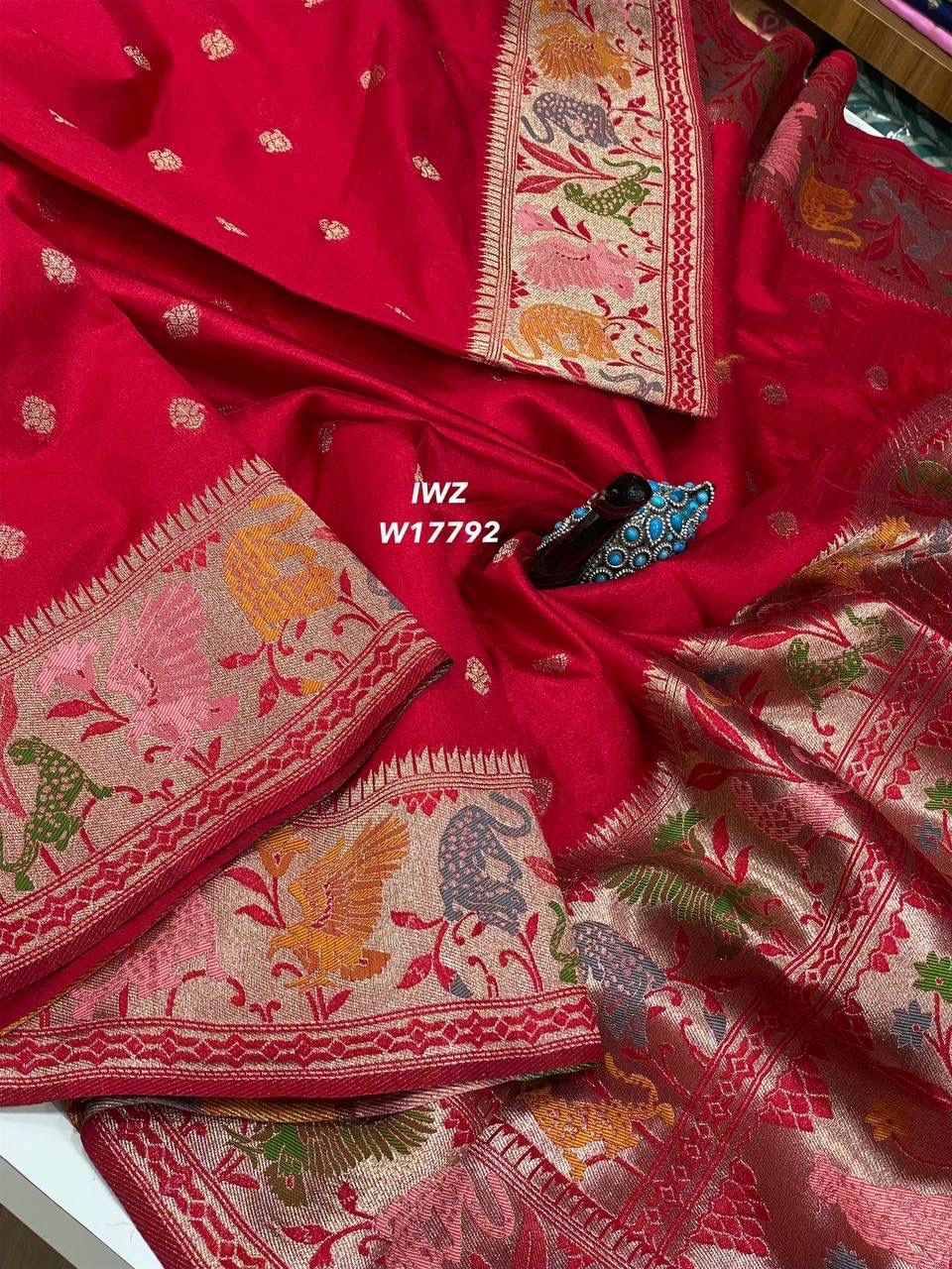 Mango tussar silk saree - Image 8