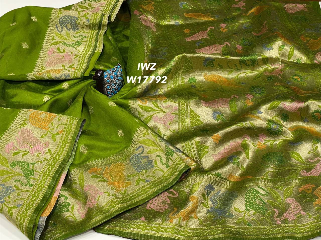 Mango tussar silk saree - Image 5