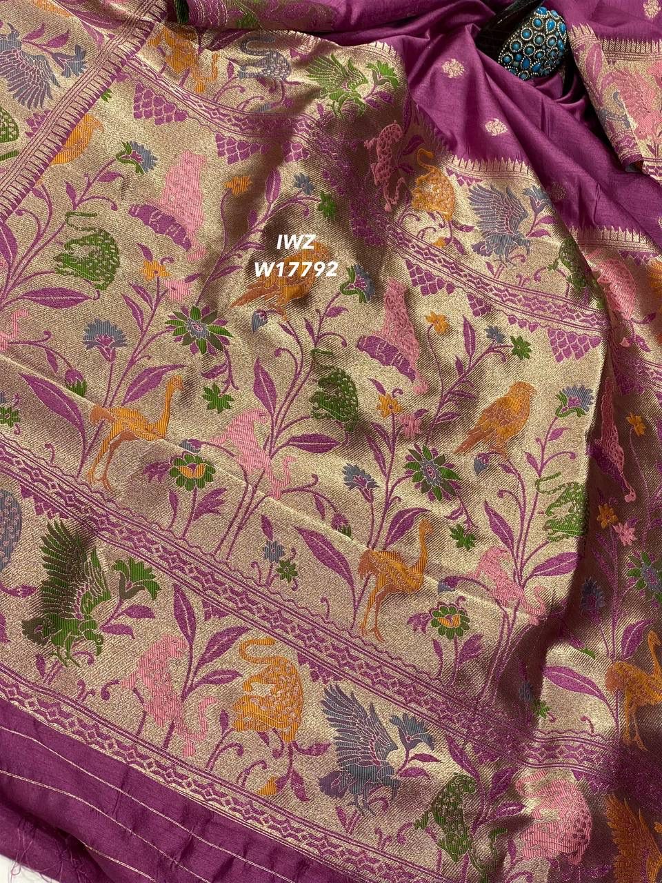 Mango tussar silk saree - Image 7