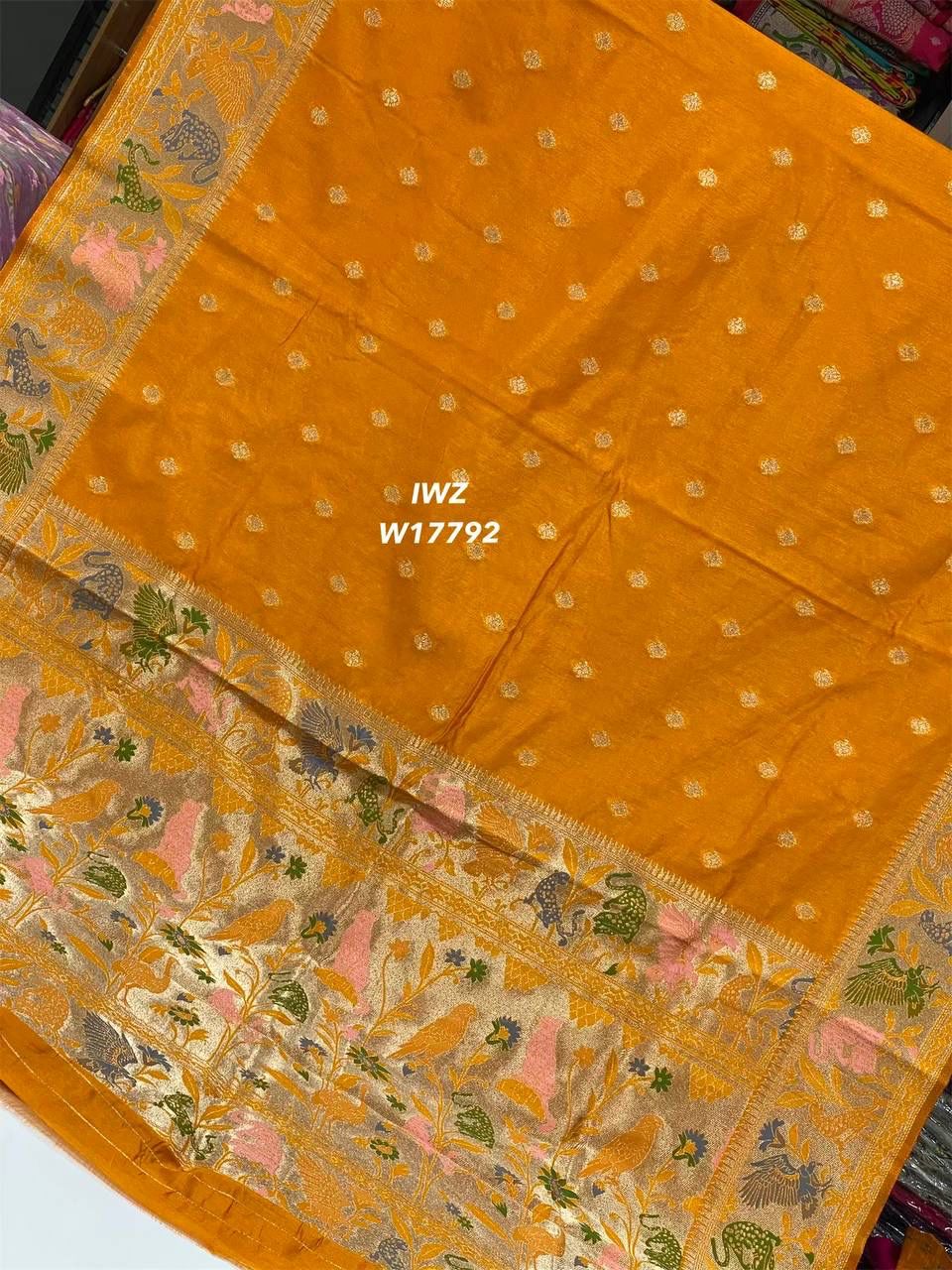 Mango tussar silk saree - Image 3