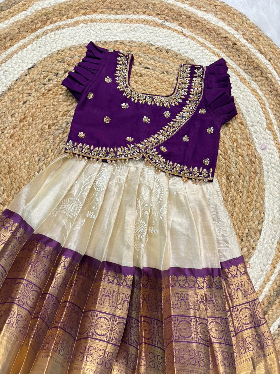 Chikkankari skirt - Image 6