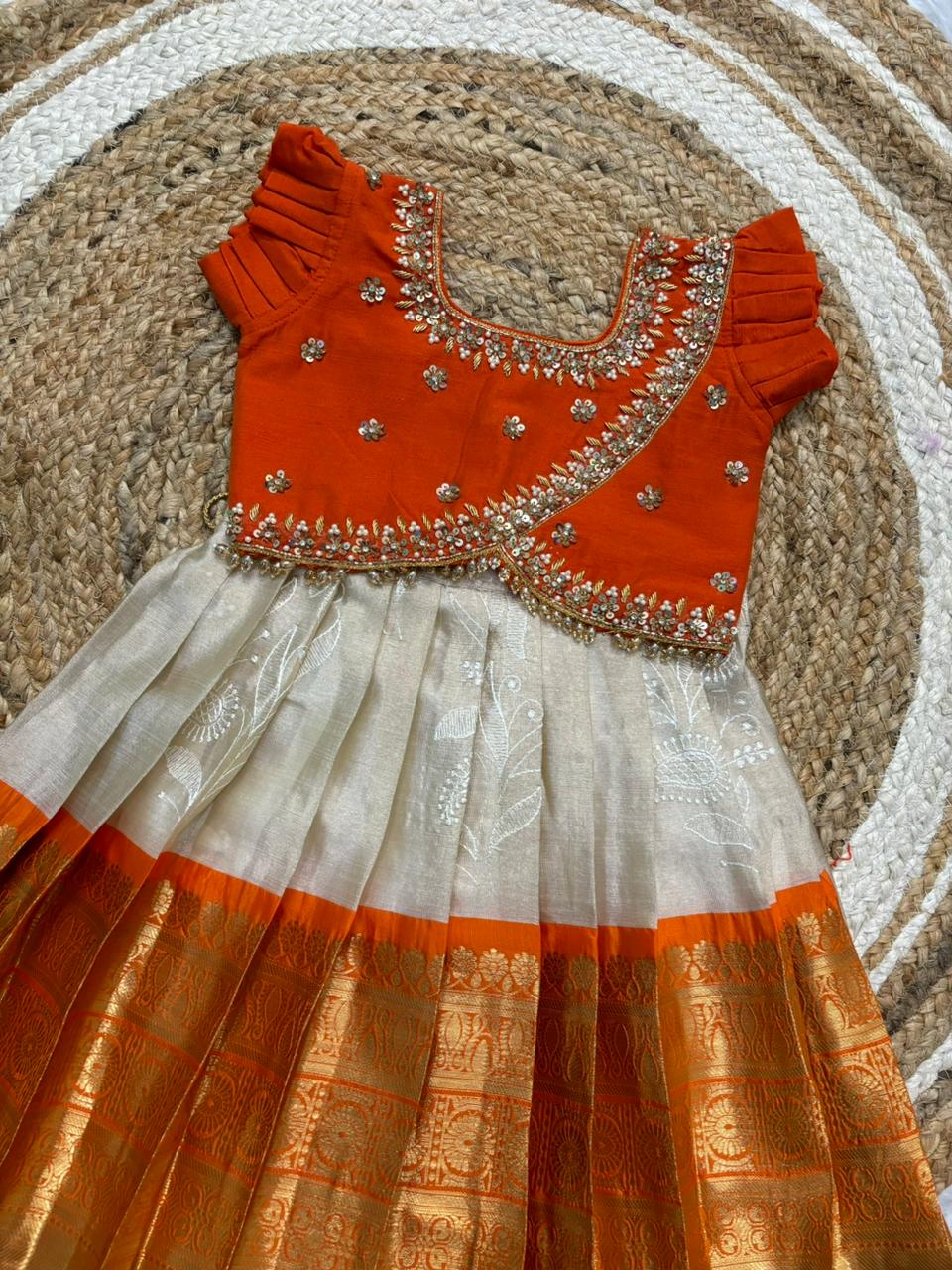 Chikkankari skirt - Image 22