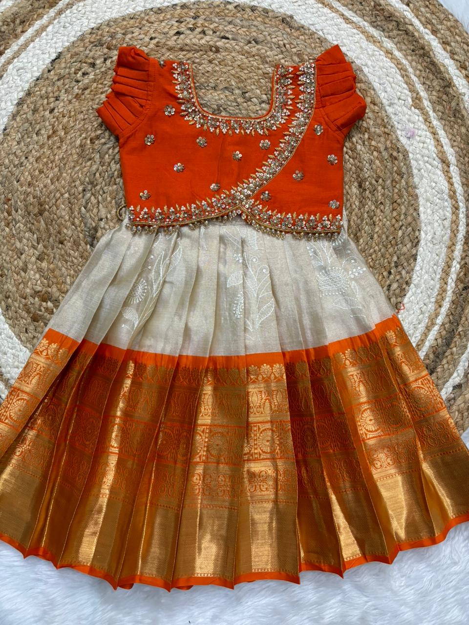 Chikkankari skirt - Image 23
