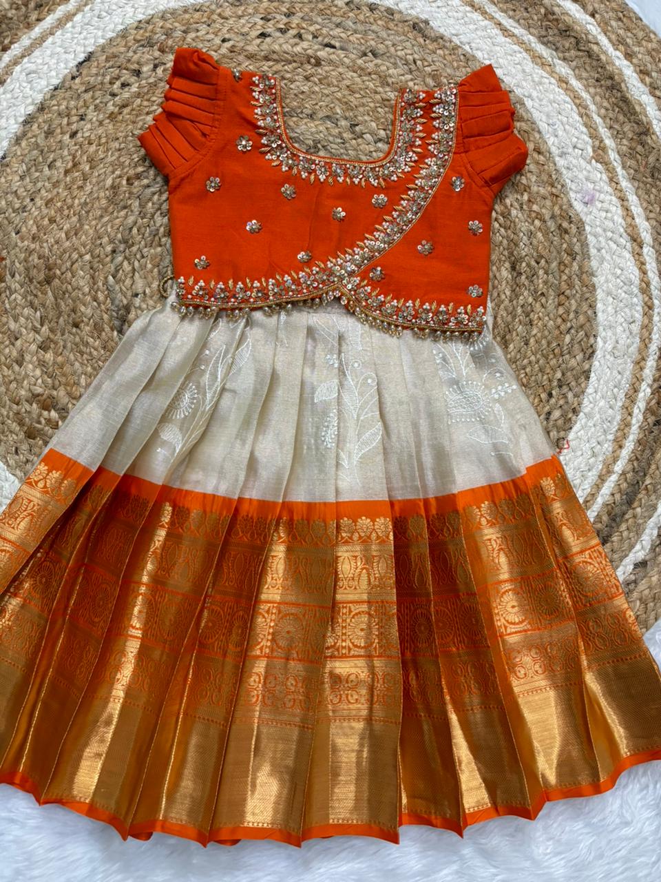 Chikkankari skirt - Image 25