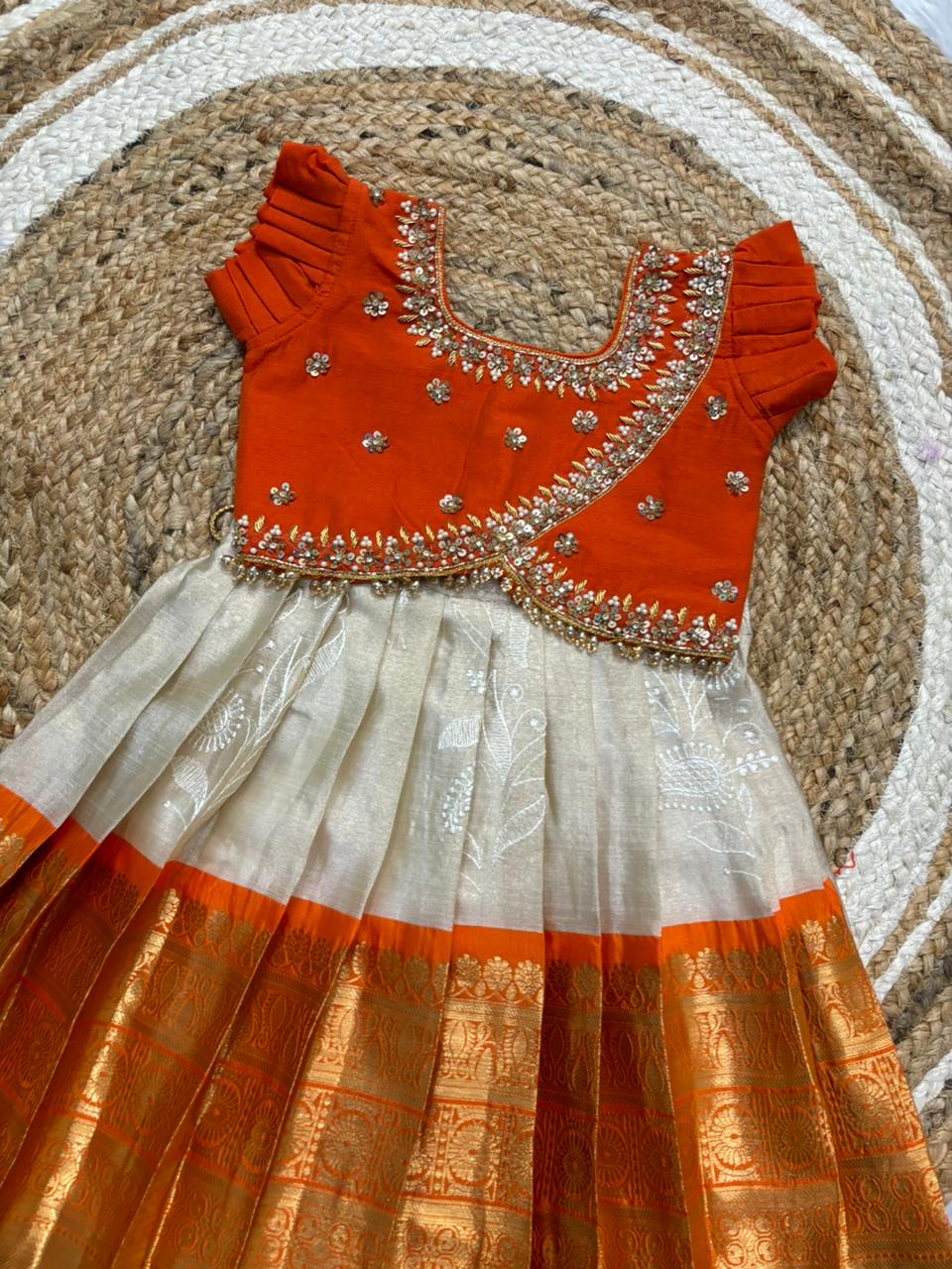 Chikkankari skirt - Image 26