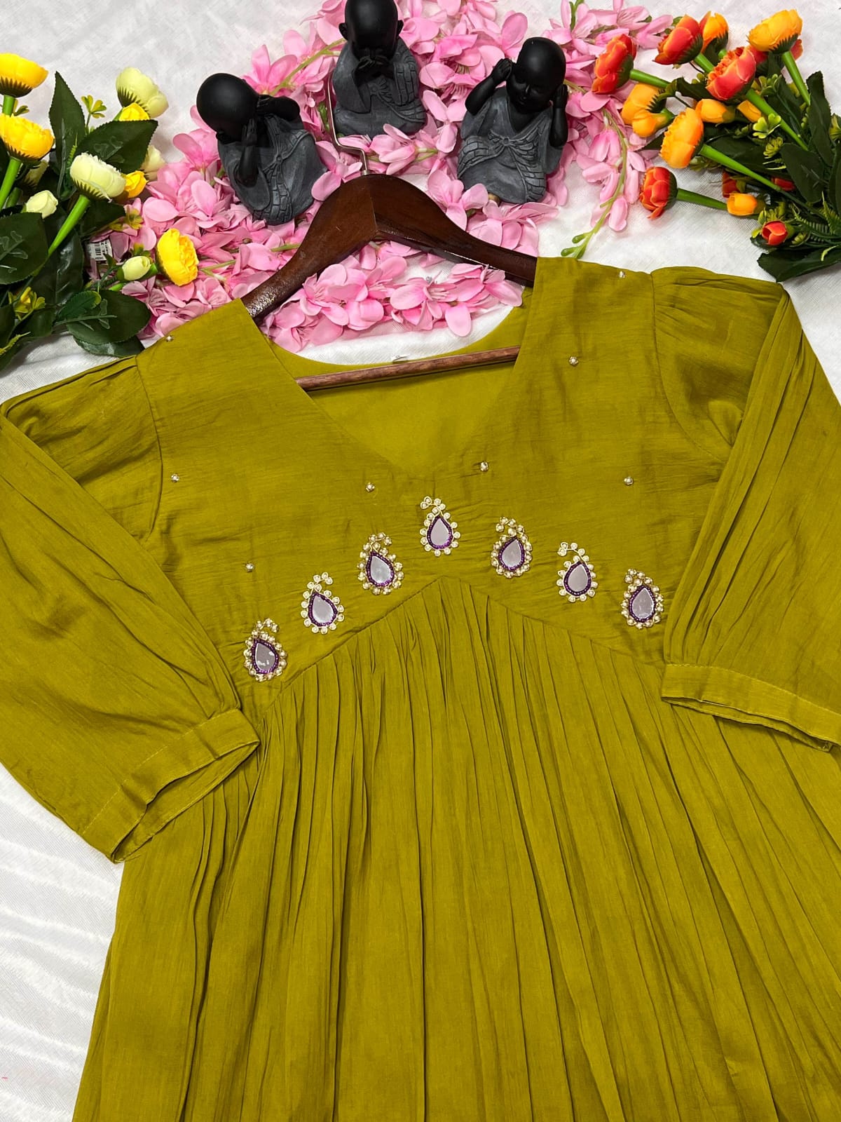Maggam work Kurti - Image 13