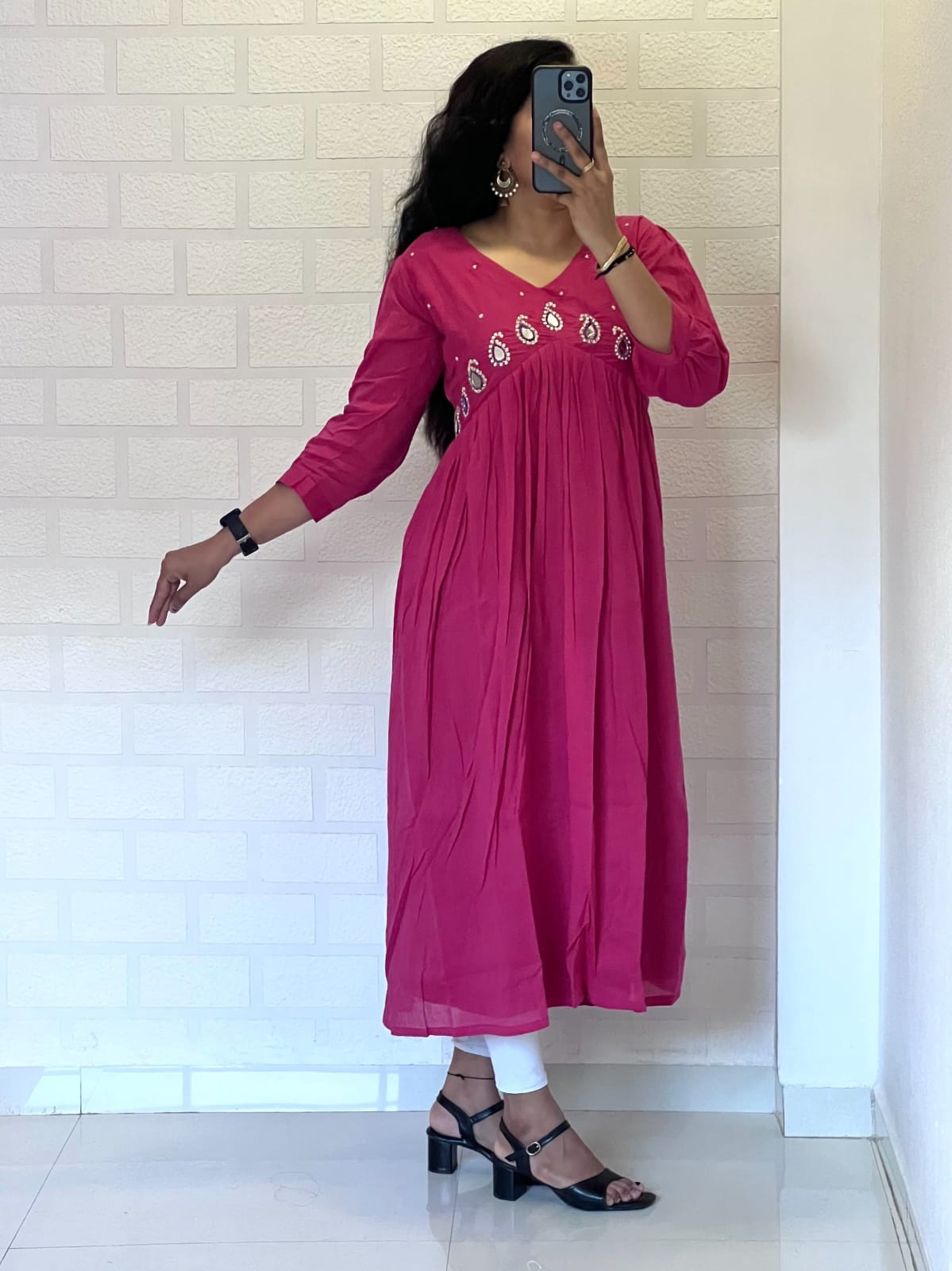 Maggam work Kurti - Image 12